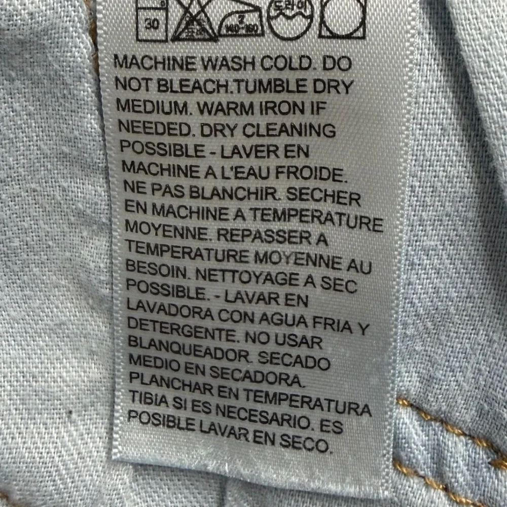 Levis 505 Jeans Mens 36x30 Blue Denim Regular Fit Straight Leg Stretch Workwear